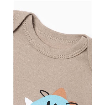 Боди детское «Крошка Я», Dino, 2 шт., рост 74-80 см