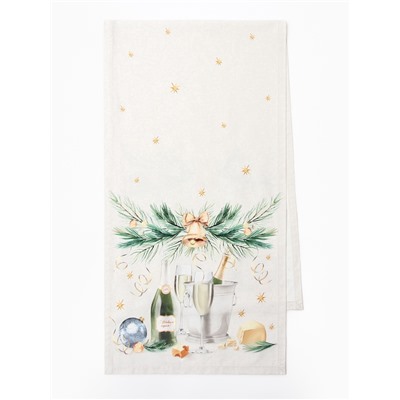 Дорожка на стол Этель Spruce mood 40×149 см, 100% хлопок, саржа 190 г/м², белая