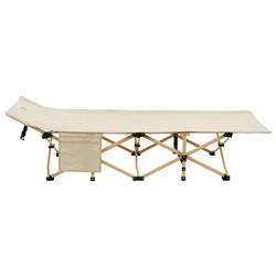 Раскладушка maclay, складная, 190 х 71 х 38 см, до 120 кг, цвет бежевый