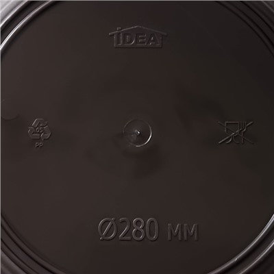 УЦЕНКА Горшок для цветов "Ротанг", БЕЗ ПОДДОНА, 4,7 л, цвет коричневый