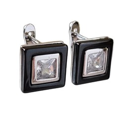 Серьги с керамикой