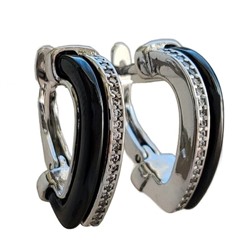 Серьги с керамикой