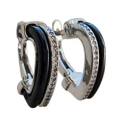 Серьги с керамикой