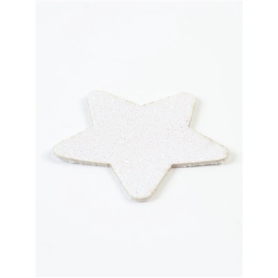 Декор «Звезда» цвет серебро, золото 2 размера, фоам глиттер 5 и 3 см, набор 10 шт.