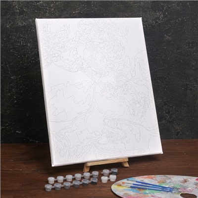 Картина по номерам для взрослых на холсте с подрамником «Поцелуй», 40×50 см