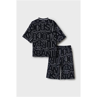 Комплект трикотажный для мальчиков: джемпер с воротником поло, шорты PLAYTODAY, 1239833