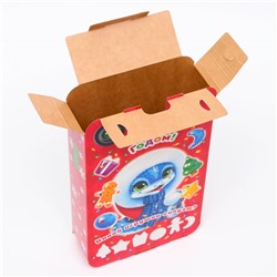 Подарочная коробка новогодняя «Василёк», для сладких подарков, 12.7×4.5×21.5 см