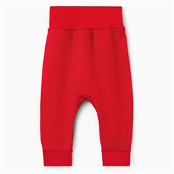 Штанишки детские MINAKU Winter, рост 86-92 см, красные