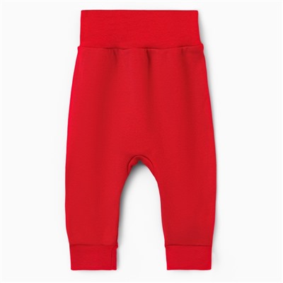 Штанишки детские MINAKU Winter, рост 86-92 см, красные