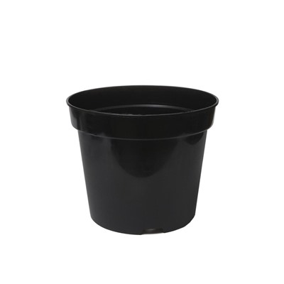 Горшок для рассады, 20 л, d=38 см, h=25 см, чёрный, Greengo