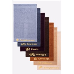 Набор мягких махровых полотенец 7 шт Happy Fox Home