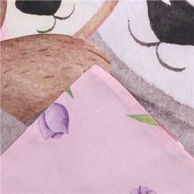 Постельное бельё 1.5-спальное «Этель» Fall in love, бязь