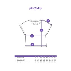 Футболка PLAYTODAY, 1074858