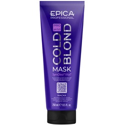 Маска для нейтрализации теплых оттенков COLD BLOND Epica 250 мл
