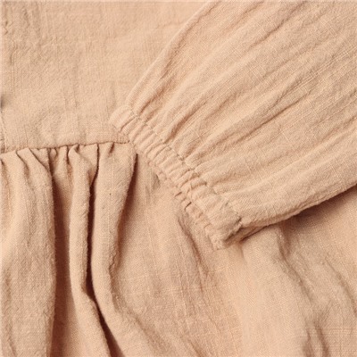 Боди - платье для девочки MINAKU, размер 86-92, бежевое