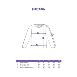 Лонгслив PLAYTODAY, 1185737