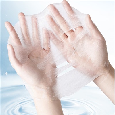 Тканевая маска увлажняющая с гиалуроновой кислотой, пантенолом и экстрактом березы Sadoer