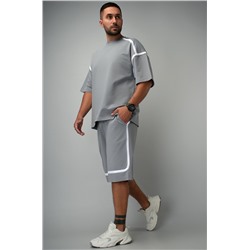 Мужской костюм оверсайз из футера двухнитки Happyfox