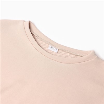 Свитшот детский MINAKU, бежевый, рост 158 см