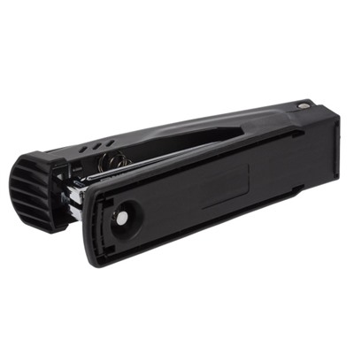 Степлер 24/6, 26/6, 24/8 на 50 листов Темная материя металлический черный (085949) Хатбер