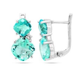 Серьги из серебра топаз, Пенелопа