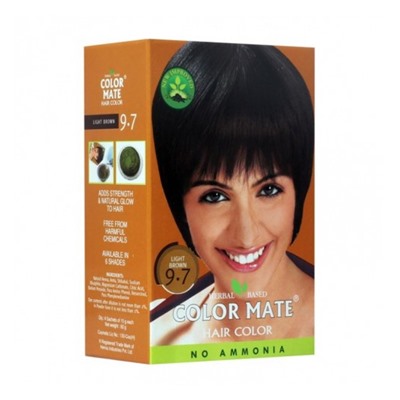 Color Mate Краска для волос, Светло-коричневый цвет 9.7 (15г.*5 Саше)