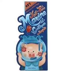 Elizavecca, Witch Piggy, Hell-Pore, сыворотка для лица на морском коллагене, 50 мл (1,69 жидк. унций)