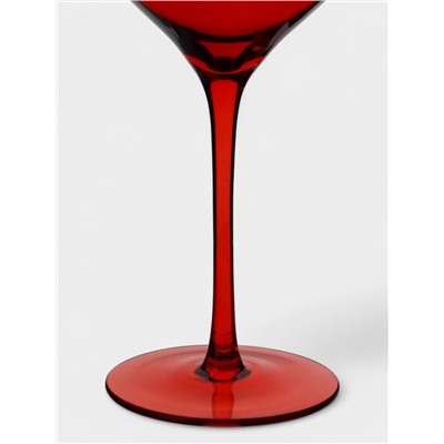 Бокал для вина Magistro «Иллюзия», 540 мл, 10×24 см, стекло, красный