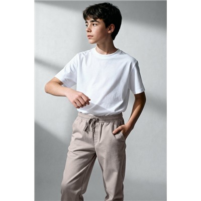 Льняные брюки для девочки Happyfox