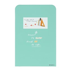 Держатель (ограничитель) подставка для книг, 2 штуки «Школа», голубой