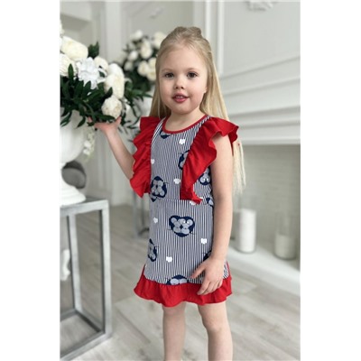 Платье 5108 детское (Синий)