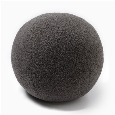 Подушка декоративная «Этель. Шар», d=30 см, тёмно-серая