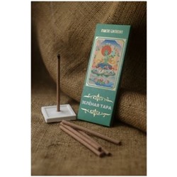 Благовония натуральные Зелёная Тара - 10 палочек + подставка