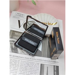 Матирующий салфетки против жирного блеска в футляре с зеркалом, Уголь, 100 шт.