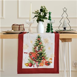 Дорожка новогодняя на стол «Этель» «Щелкунчик» 40×147 ± 5 см, 100% хл, саржа 190 г/м²