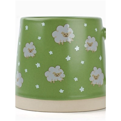 Кружка керамическая «Барашек», 360 мл, ручная работа