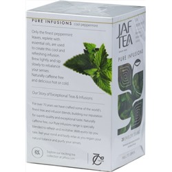 JAF TEA. Pure Infusions. Перечная мята 30 гр. карт.пачка, 20 пак.