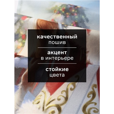 Набор кухонных полотенец «Доляна. Лошадь», 35×60 см-4 шт., 100% хл, рогожка, 160 г/м²