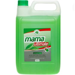 MAMA ULTIMATE Средство-концентрат для мытья посуды «Зеленый чай» 5000 мл
