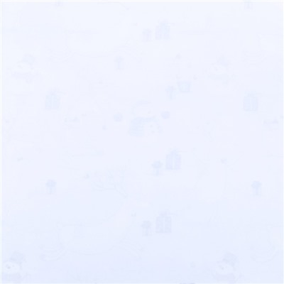 Бумага упаковочная новогодняя глянцевая «Морозный день!», 70×100 см