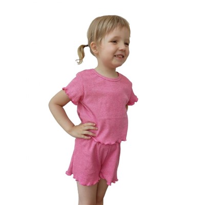 Костюм Пружинка короткий 33056 (Розовый)