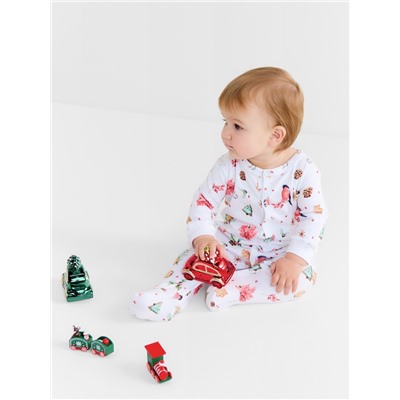 Комбинезон детский детский MINAKU Winter, рост 56-62 см, белый