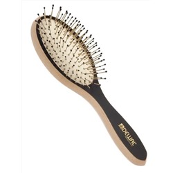 Dewal Щетка массажная для волос мини-овальная / Blackwood BRB100, дерево, нейлон, 17 см 20811