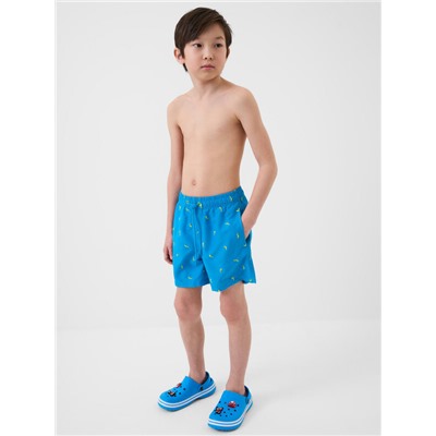 Шорты текстильные плавательные для мальчиков, средней длины