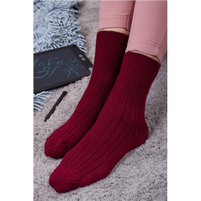 Носки 24922 женские (Бордовый)