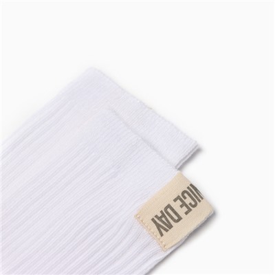 Носки женские KAFTAN Nice day, размер 36-39 (23-25 см), белые