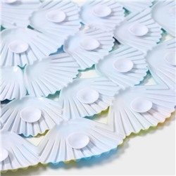 Коврик противоскользящий в ванну Доляна «На дне океана», на присосках, 37×67 см