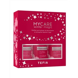TEFIA Mycare Набор для ухода за волосами в холодное время года: шампунь, крем-бальзам, спрей-антистатик для волос, 300 x 2, 250 мл 28123