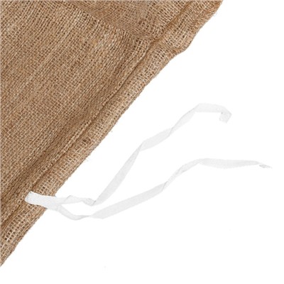 Мешок джутовый, 45×90 см, плотность 420 г/м², плетение 69×63 нити, с завязками