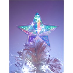 Ёлка светодиодная «Белоснежная» 90 см, диаметр нижнего яруса 45 см, 8 веток, 8 режимов, свечение белое